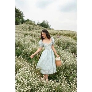 The Peachy Blue floral dress size xl